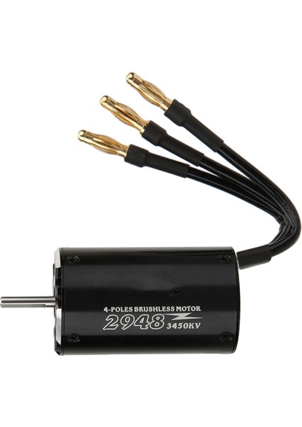 Aşmak Için 3.175 mm 2948 Deniz Motoru Hobi 4 Kutuplu Endüktif Olmayan Fırçasız Motor(Siyah 3450KV) (Yurt Dışından) modelleri