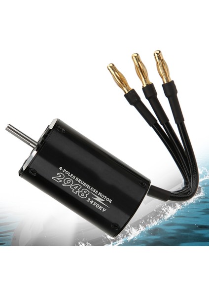 Aşmak Için 3.175 mm 2948 Deniz Motoru Hobi 4 Kutuplu Endüktif Olmayan Fırçasız Motor(Siyah 3450KV) (Yurt Dışından) indirimleri