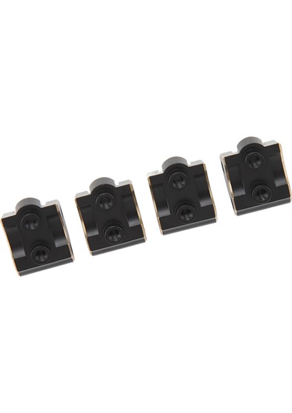 4 Adet Rc Bağlantı Montaj Pirinç Istikrarlı Paslanmaz Rc Yükseltme Parçaları Eksenel SCX10 Iı AR44 Akslar 1/10 Siyah (Yurt Dışından) modelleri