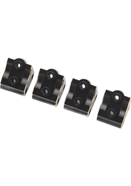 4 Adet Rc Bağlantı Montaj Pirinç Istikrarlı Paslanmaz Rc Yükseltme Parçaları Eksenel SCX10 Iı AR44 Akslar 1/10 Siyah (Yurt Dışından) fırsatları