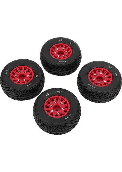 1:10 Kısa Kamyon Lastikleri Güçlü Yastıklama Iyi Kavrama Düzensiz Doku Istikrarlı Çevik Rc Aksesuarları Arrma Senton Kırmızı (Yurt Dışından) modelleri