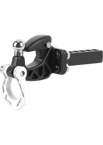 Rc Römork Bağı Çekme Kancası Alüminyum Metal Römork Bağı Alıcısı SCX10 Rc Paletli Aksesuarları Gümüş (Yurt Dışından)