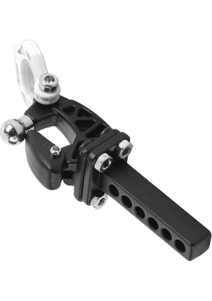 Rc Römork Bağı Çekme Kancası Alüminyum Metal Römork Bağı Alıcısı SCX10 Rc Paletli Aksesuarları Gümüş (Yurt Dışından) fırsatları