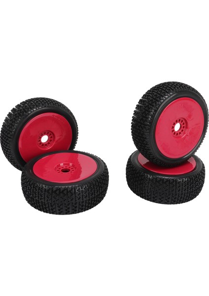 4 Adet 1/8 Rc Kamyon Lastikleri Lastik Tekerlek Lastikleri Aksesuar Değiştirme Hpı Rc Off Road Aracı Kırmızı (Yurt Dışından) indirimleri