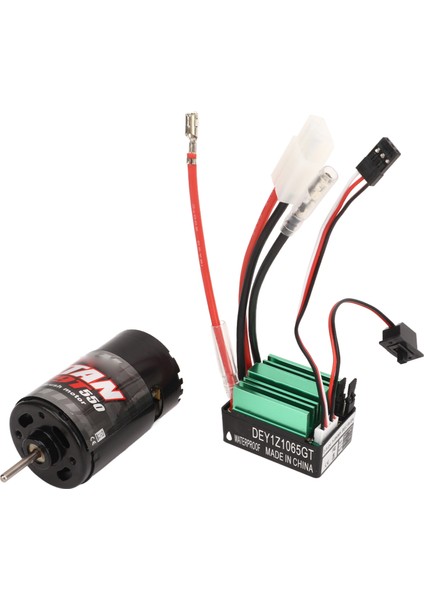 Rc Araba Fırçalı Motor Esc 550 Fırçalı Motor Su Geçirmez 65A Fırçalı Esc Rc Araba Tekne Için 29T (Yurt Dışından) indirimleri