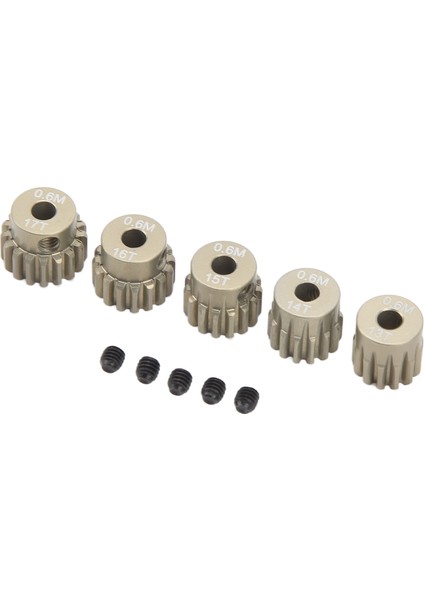 0.6 M Pinyon Dişli Seti Alüminyum Alaşım 3.175 mm Delik 13 T 14 T 15 T 16 T 17 T Pinyon Dişli Motor Için SCX10 Trx4 1/8 1/10 Paletli (Yurt Dışından)