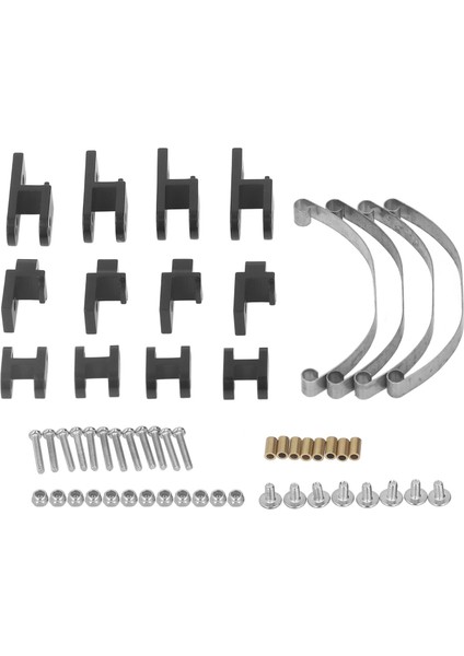 Rc Yaprak Yaylı Süspansiyon Alüminyum Alaşımlı Yaprak Yaylı Süspansiyon Için Fit Wpl B4 24 1/16 Rc Araba Siyah (Yurt Dışından)