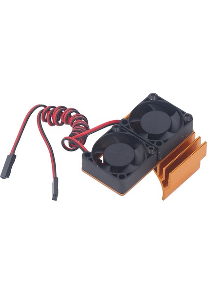 Dc 5V Rc Isı Emici Yüksek Hızlı Fan Motoru Radyatör Fanı Seti Traxxas Slash 4×4 Için Vxl 1/10 Rc Araba Altın (Yurt Dışından) fiyatları