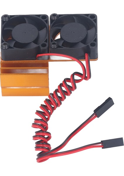 Dc 5V Rc Isı Emici Yüksek Hızlı Fan Motoru Radyatör Fanı Seti Traxxas Slash 4×4 Için Vxl 1/10 Rc Araba Altın (Yurt Dışından) indirimleri