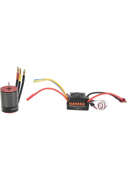 3600KV Fırçasız Motor 60A Esc Combo Yüksek Burulma Su Geçirmez Toz Geçirmez Fırçasız Motor Esc Seti 1/10 1/12 1/16 Rc (Yurt Dışından) fiyatları