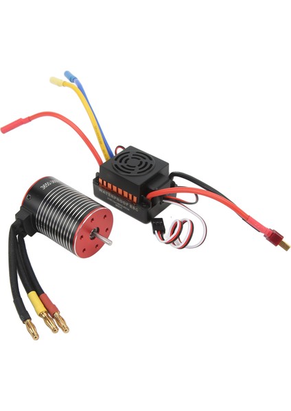 3600KV Fırçasız Motor 60A Esc Combo Yüksek Burulma Su Geçirmez Toz Geçirmez Fırçasız Motor Esc Seti 1/10 1/12 1/16 Rc (Yurt Dışından) fırsatları