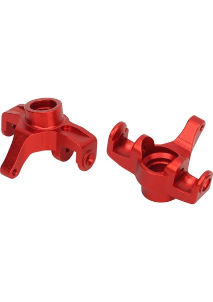 1 Çift Rc Direksiyon Kupası Alüminyum Alaşım Aksesuar Bölümü Için Mjx 1/14 14210 1/16 16208 Kırmızı (Yurt Dışından) modelleri