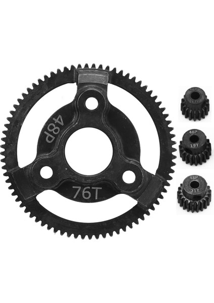 Rc Araba Dişli Kiti 48P 76T Büyük Dişli 19T 20T 21T Pinyon Dişli Rc Araba Yedek Dişli Traxxas Slash 2WD 1/10 Rc Araba (Yurt Dışından)