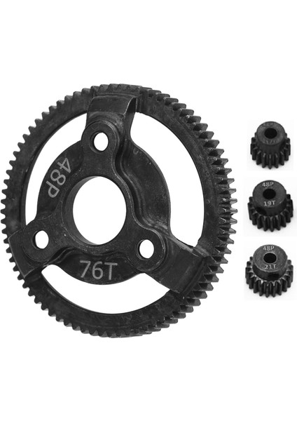 Rc Araba Dişli Kiti 48P 76T Büyük Dişli 19T 20T 21T Pinyon Dişli Rc Araba Yedek Dişli Traxxas Slash 2WD 1/10 Rc Araba (Yurt Dışından)