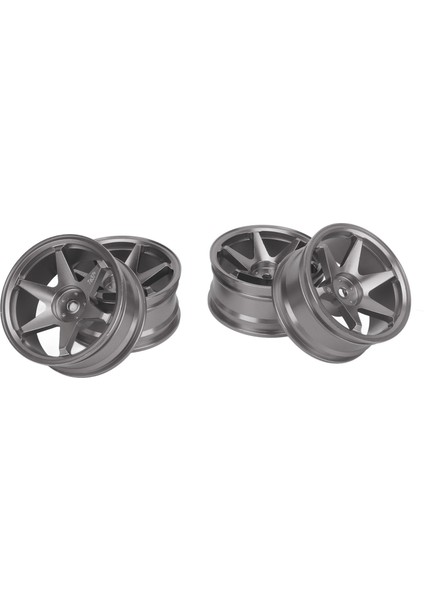 4 Adet Rc Tekerlek Göbeği Yeniden Kullanılabilir Cnc Işleme Alüminyum Alaşım Rc Jantlar 1/10 Rc Araba Aksesuarları Gümüş Beyaz (Yurt Dışından) modelleri