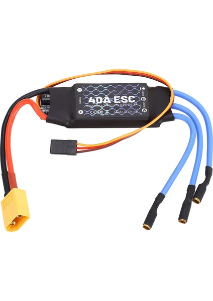 Fırçasız Esc 40A XT60 Fiş Fırçasız Esc Rc Sabit Kanatlı Uçak Küçük Quadrotor (Yurt Dışından)