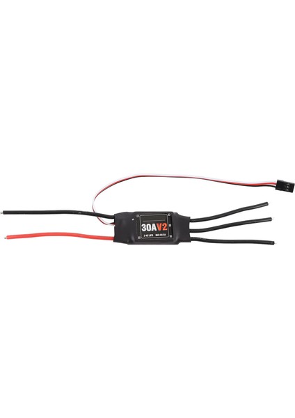 30A V2 Fırçasız Esc Kaynaksız Fiş 5V 2A Bec Fırçasız Elektrikli Hız Kontrol Cihazı Sabit Kanatlı Çok Eksenli 4 Eksenli Uçak (Yurt Dışından)