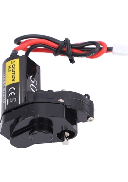 Rc Elektrik Motoru Ince Cnc Işleme Yüksek Burulma 050 50T Dişli Fırçalı Motor Için 1/24 Rc Eksenel SCX24 AX24 Siyah (Yurt Dışından)