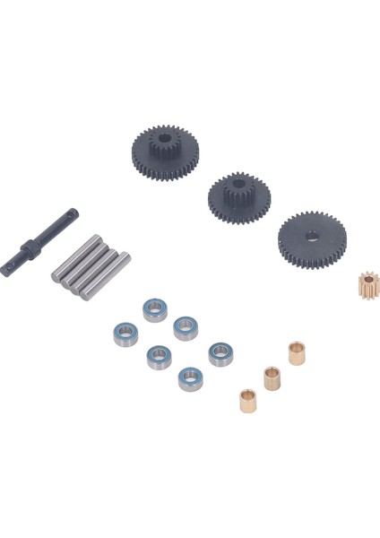 Ağır Çelik Rc Araba Aktarım Dişlisi Seti Mili Motor Dişli Traxxas TRX4M 1/18 Rc Araba (Yurt Dışından)