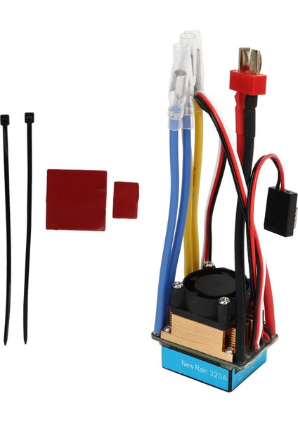 320A Çift Yönlü Çift Yönlü Fırçalanmış Esc Fan ile 3A 5V 3 Modları Su Geçirmez Evrensel Çoklu Koruma Rc Tekne Esc 1 Ila 2 (Yurt Dışından)