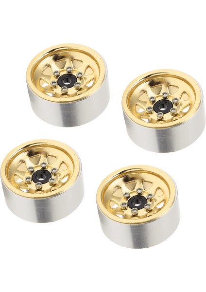 4 Adet Rc Araba Tekerlek Göbeği 1.0 Paletli Araba Genel 7mm Hex Sürücü Gümüş Dış Üçgen 9 Delik Metal Jantlar Bakır (Yurt Dışından) fırsatları