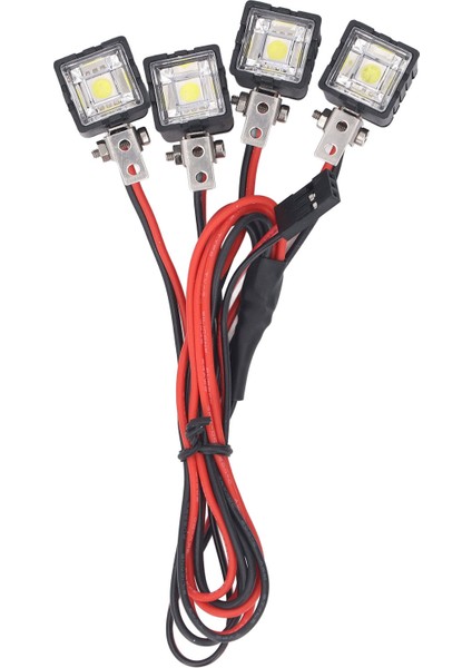 Rc Araba Ön Spot Eksenel SCX10 90046 Redcat Beyaz Aydınlatma Yüksek Parlaklık LED Far 1: 10 Rc Paletli 4led (Yurt Dışından) fiyatları