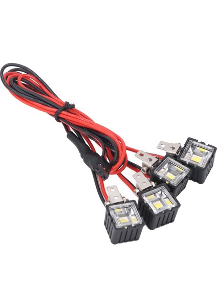 Rc Araba Ön Spot Eksenel SCX10 90046 Redcat Beyaz Aydınlatma Yüksek Parlaklık LED Far 1: 10 Rc Paletli 4led (Yurt Dışından) modelleri