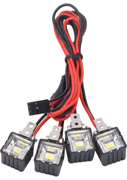 Rc Araba Ön Spot Eksenel SCX10 90046 Redcat Beyaz Aydınlatma Yüksek Parlaklık LED Far 1: 10 Rc Paletli 4led (Yurt Dışından) indirimleri