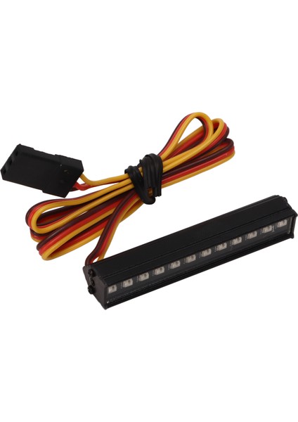 Rc Araba Tavan Lambası 12 LED Işık Boncuk Alüminyum Alaşım Rc Araba Işık Çubuğu Eksenel SCX24 1/24 1/18 Rc Araba Dc 5-20V (Yurt Dışından) fırsatları