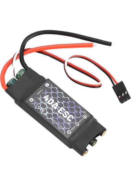 Fırçasız Esc 40A Siyah Fırçasız Esc Rc Sabit Kanatlı Uçak Kısa Kablo Sürümü Fişsiz (Yurt Dışından) fırsatları