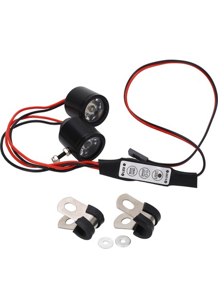 Rc Araba Far 3W Parlak Işık 8 Dinamik Modları Fit Model Araba Modifikasyonu Için Kontrol Edilebilir Işık Anahtarı (Yurt Dışından)
