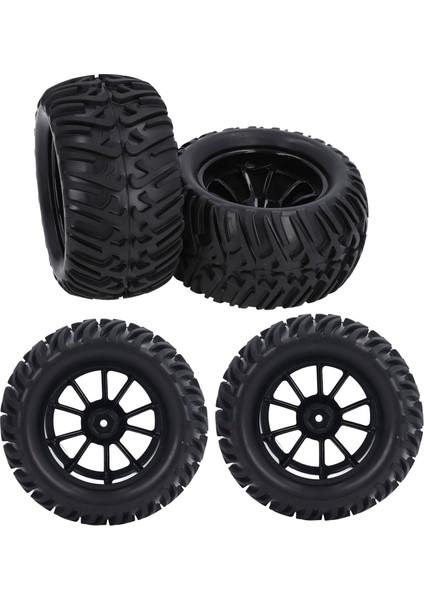 4 Adet 12MM Hex 1/10 Rc Kamyon Tekerlekleri ve Lastikleri Eksenel Için Hsp Redcat Hpı Y Şekli Doku Rc Kamyon Tekerlekleri Lastik Seti (Yurt Dışından) fiyatları