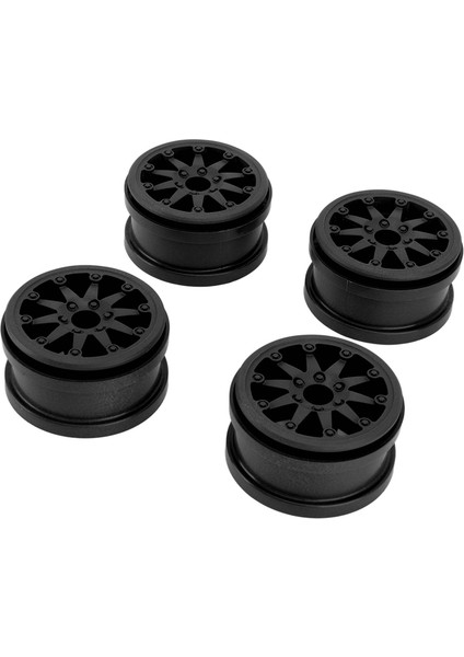 4 Takım 2.2 Inç Jant Naylon Rc Araba Jant Eksenel SCX10 Wraith RR10 1/10 Rc Arabalar Siyah (Yurt Dışından)