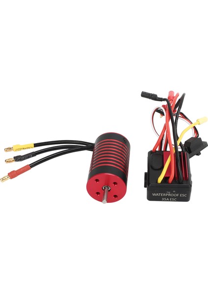 Rc Fırçasız Motor Esc Seti Su Geçirmez Programlanabilir Motor Hız Kontrol Seti Traxxas 1/12 Arabalar 3700KV (Yurt Dışından) fiyatları