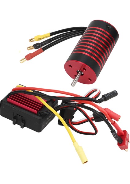 Rc Fırçasız Motor Esc Seti Su Geçirmez Programlanabilir Motor Hız Kontrol Seti Traxxas 1/12 Arabalar 3700KV (Yurt Dışından) fırsatları