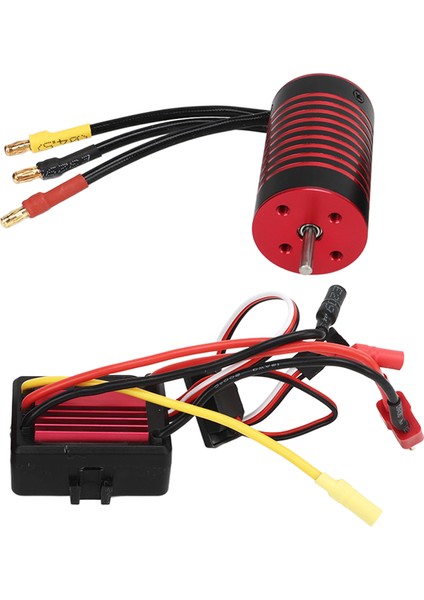 Rc Fırçasız Motor Esc Seti Su Geçirmez Programlanabilir Motor Hız Kontrol Seti Traxxas 1/12 Arabalar 3700KV (Yurt Dışından) indirimleri
