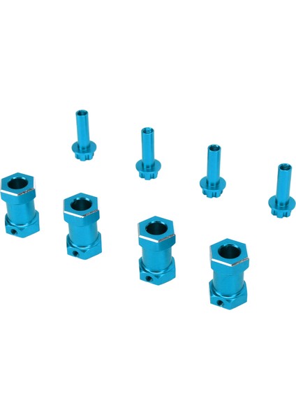 4 Adet Rc Tekerlek Hex Hub Alüminyum Alaşım Yedek 12MM Hex Hub Uzatma Birleştirici Için 1/10 Rc Tırmanma Araba Mavi (Yurt Dışından) modelleri