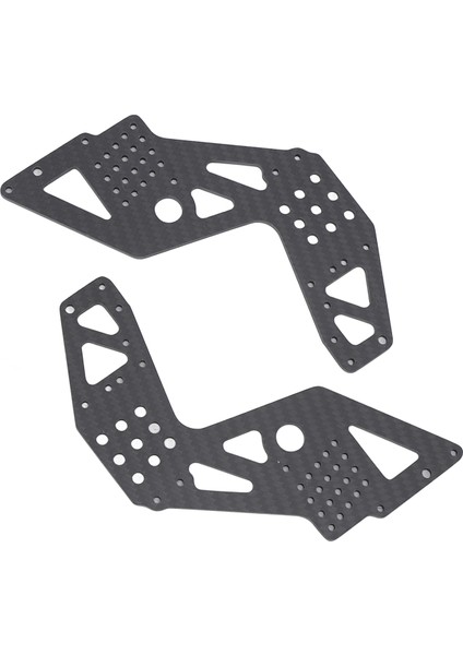 2 Adet Şasi Yan Paneller Siyah Güçlü Koruma Hafif Karbon Fiber Losi 1: 8 Lmt 4WD Katı Aks Rc Off Road Araçlar (Yurt Dışından)
