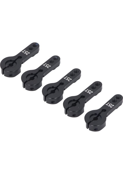 5 Adet Alüminyum Servo Boynuzları 25T M3 Konuları Metal Direksiyon Kolu 35MM Uzun Rc Araba Kamyon Uçak Siyah (Yurt Dışından) fırsatları