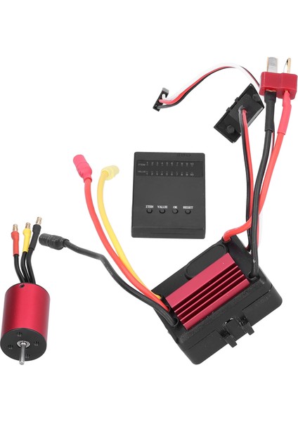 2838 4500KV 4p Fırçasız Motor 35A Fırçasız Esc + 1/14 Rc Araba Için Programlama Kartı (Yurt Dışından) fiyatları