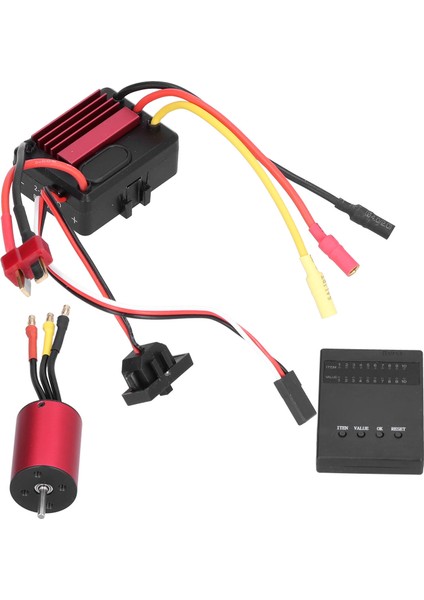 2838 4500KV 4p Fırçasız Motor 35A Fırçasız Esc + 1/14 Rc Araba Için Programlama Kartı (Yurt Dışından) modelleri