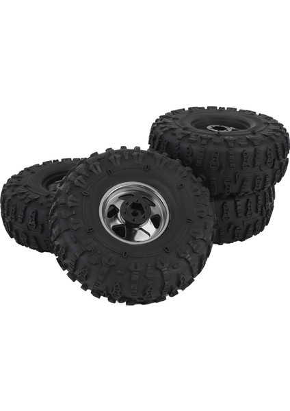 4 Adet Rc Paletli Lastik Seti 1.9 Inç Ka Evrensel Rc Lastik Metal Derin Oluk Altıgen Tekerlek Göbeği Jantlar Redcat Eksenel SCX10 Ti Renk (Yurt Dışından) modelleri