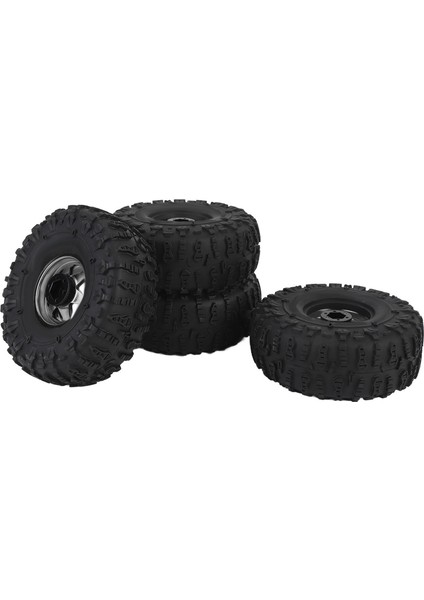 4 Adet Rc Paletli Lastik Seti 1.9 Inç Ka Evrensel Rc Lastik Metal Derin Oluk Altıgen Tekerlek Göbeği Jantlar Redcat Eksenel SCX10 Ti Renk (Yurt Dışından) fırsatları