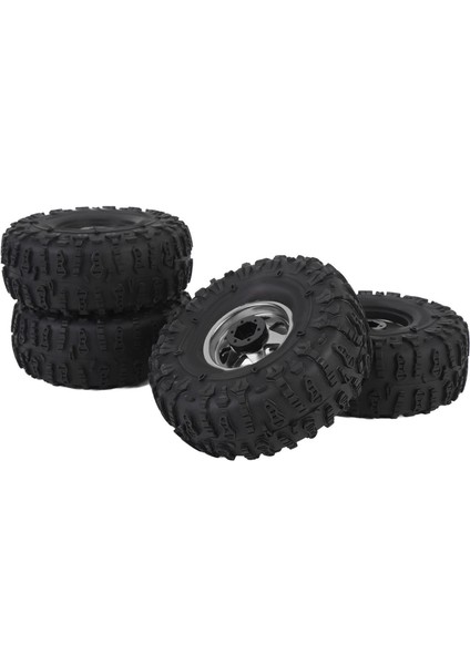 4 Adet Rc Paletli Lastik Seti 1.9 Inç Ka Evrensel Rc Lastik Metal Derin Oluk Altıgen Tekerlek Göbeği Jantlar Redcat Eksenel SCX10 Ti Renk (Yurt Dışından) indirimleri