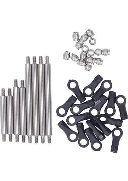 Rc Çubuk Bağlantı Kiti Pas Geçirmez Paslanmaz Çelik Süspansiyon Bağlantı Seti Değiştirme Traxxas 1/18 Rc Paletli Araç (Yurt Dışından)