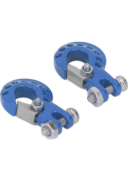 Rc Araba Çekme Kancası Römork Zinciri Seti Yükseltme Parçası Dekorasyon Için Fit SCX10 D90 1/10 Rc Paletli Kamyon Mavi (Yurt Dışından)