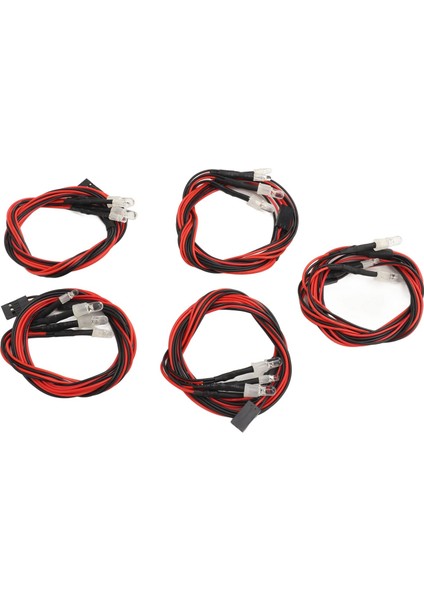 5 Adet Rc Araba LED Işık Evrensel Yüksek Parlaklık 2 Beyaz Işık 5mm Lamba Yuvası 2 Kırmızı Işık 3mm Lamba Yuvası 4 LED Rc Işık Kiti (Yurt Dışından) fiyatları