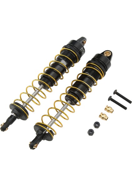 Rc Amortisör Yağ Basıncı Ayarlanabilir Rc Amortisör Seti Yaylı Eksenel SCX10 90046 AXI03007 1/10 Rc Paletli Araba 115MM Siyah (Yurt Dışından) fiyatları