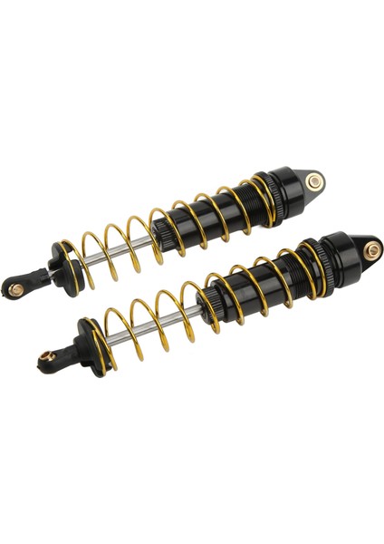 Rc Amortisör Yağ Basıncı Ayarlanabilir Rc Amortisör Seti Yaylı Eksenel SCX10 90046 AXI03007 1/10 Rc Paletli Araba 115MM Siyah (Yurt Dışından) modelleri