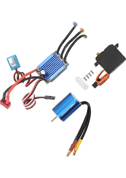 2435 4800KV Fırçasız Motor 25A Esc 2.2 kg Servo Rc Fırçasız Motor 1/16 1/18 Rc Araba Için (Yurt Dışından) indirimleri